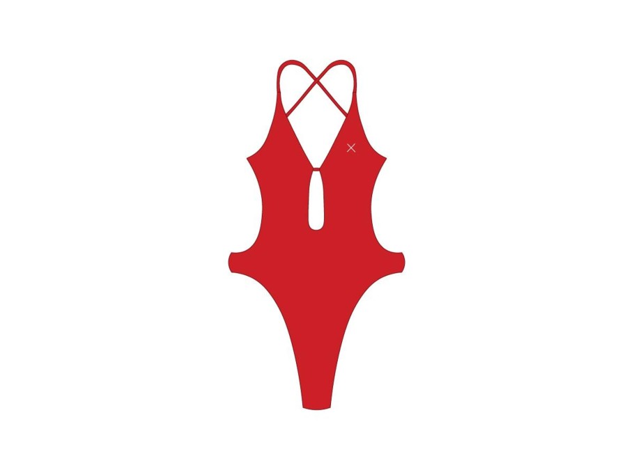 One Pieces Boutine LA | Rose Red Radar One Piece