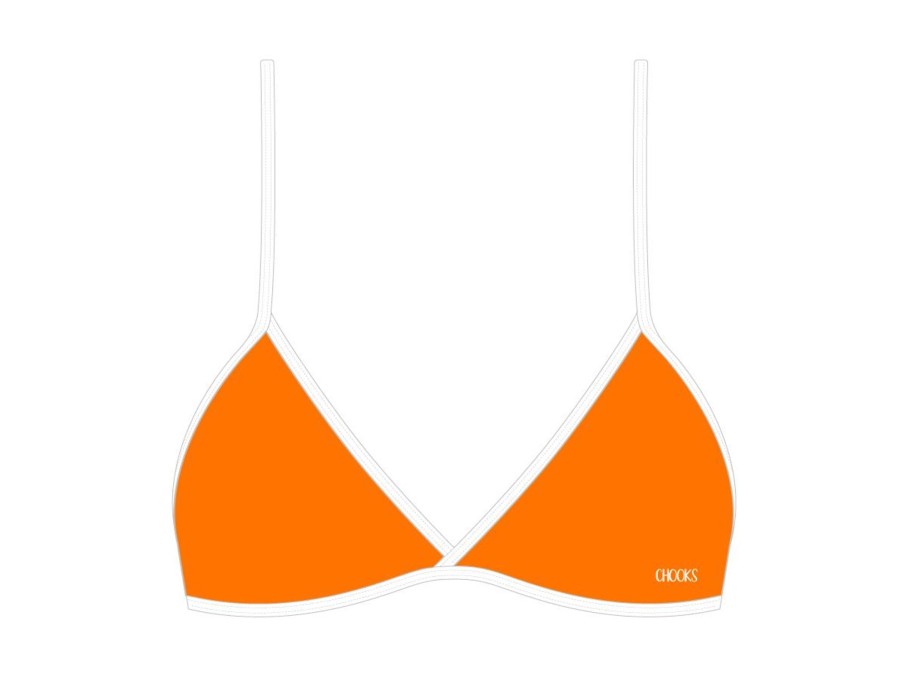 Tops ChooksLA | Cruise Orange Fitted Top Ii