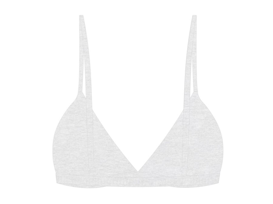 Underwear Boutine LA | Feather Grey Bralette Top