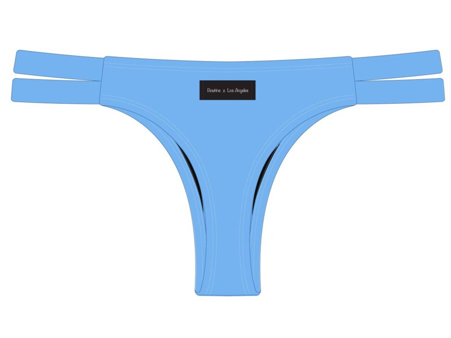 Bottoms Boutine LA | Sky Blue Dual Strap Bottom