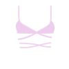 Underwear Boutine LA | Pink Wrap Bralette Top