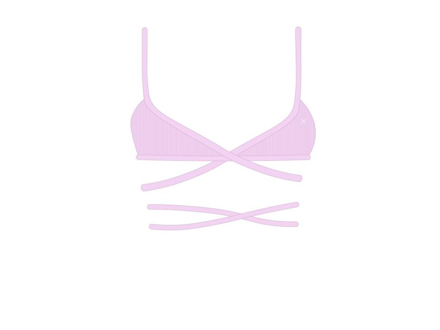 Underwear Boutine LA | Pink Wrap Bralette Top