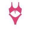 One Pieces Boutine LA | Cerise Front Tie One Piece