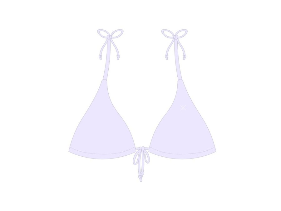 Tops Boutine LA | Lavender 3 Tie Top