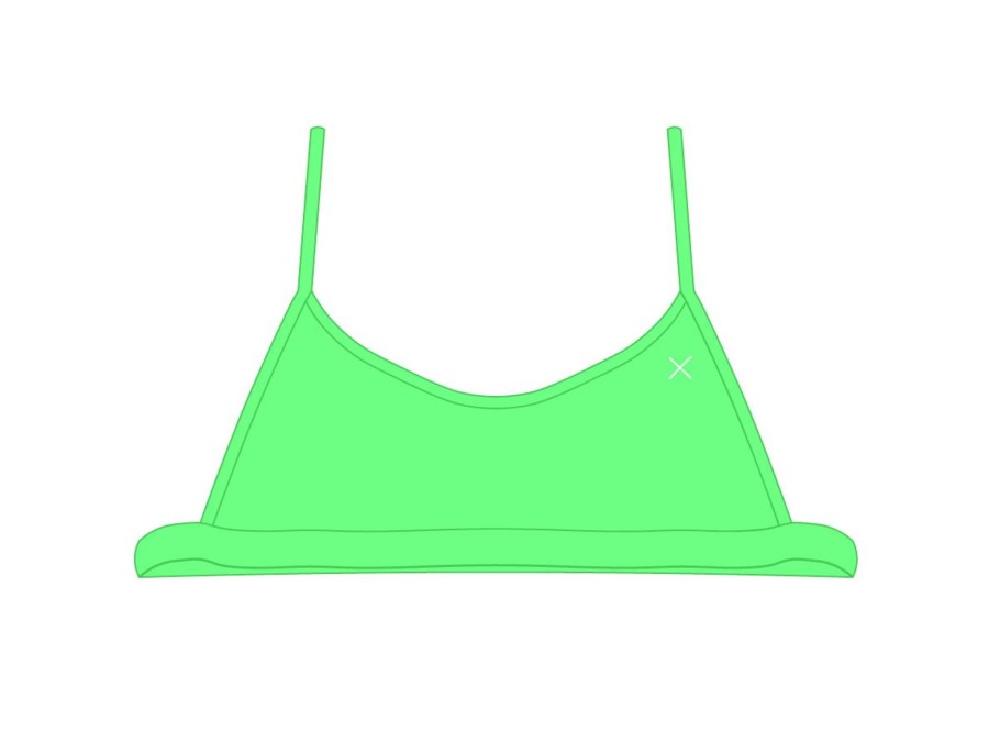 Tops Boutine LA | Electro Green Open Side Top