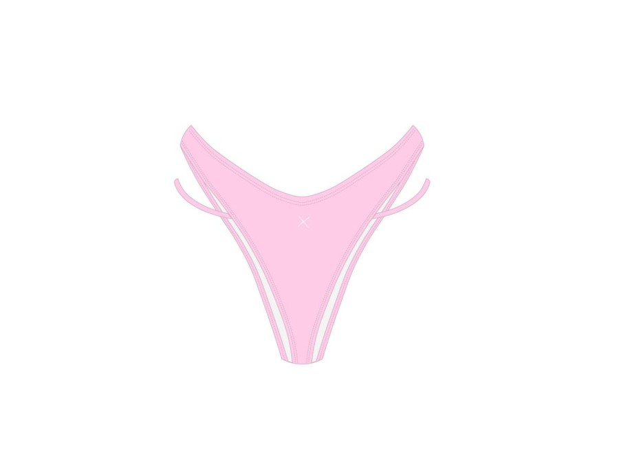 Bottoms Boutine LA | Dusty Pink Split Bottoms