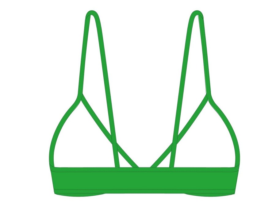 Tops Boutine LA | Leaf Green Fitted Top Ii