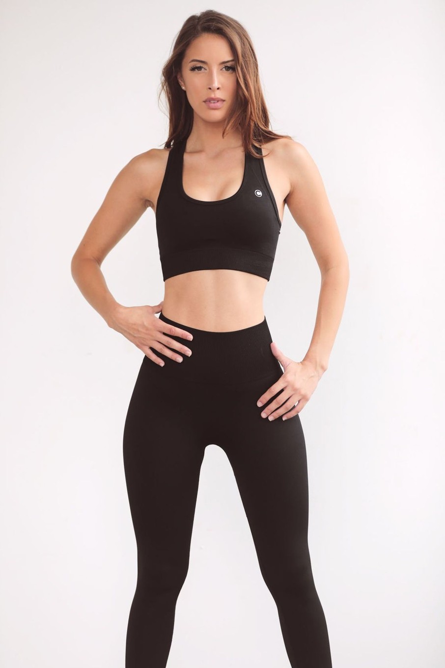 Cameeli Cameeli | Black Seamless Countour Leggings