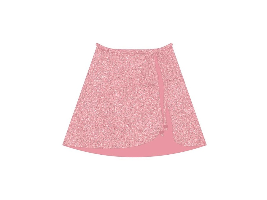 Cover-Ups Boutine LA | Bubblegum Shimmer Wrap Skirt