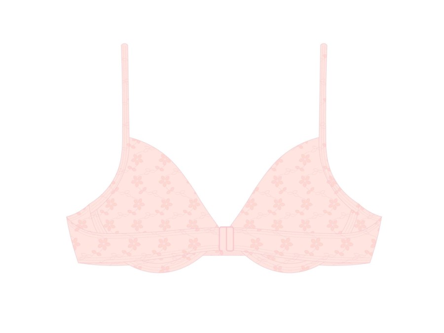 Tops Boutine LA | Daisy Pink Lace Bustier Top