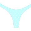 Bottoms Boutine LA | Off-Blue Logo Print Chic 80'S Bottoms