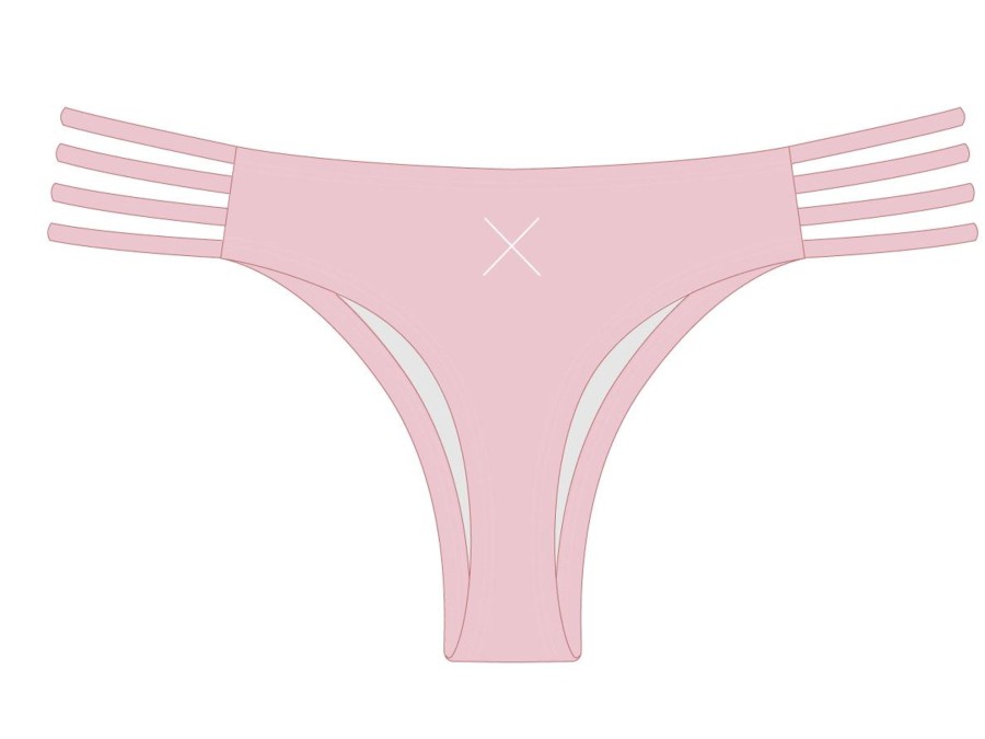 Bottoms Boutine LA | Dirty Pink Classic Strap Bottoms