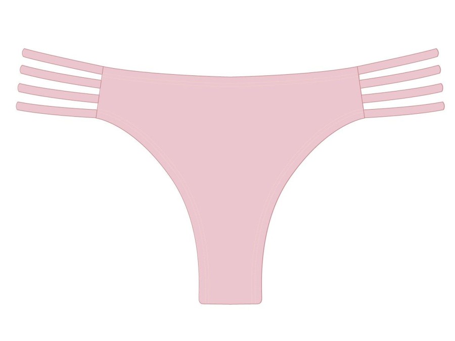 Bottoms Boutine LA | Dirty Pink Classic Strap Bottoms