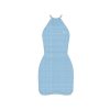 Cover-Ups Boutine LA | Pale Blue Halter Mini Dress - Heather Blend