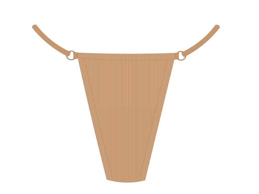 Underwear Boutine LA | Nude Lace Ribbed Bottoms