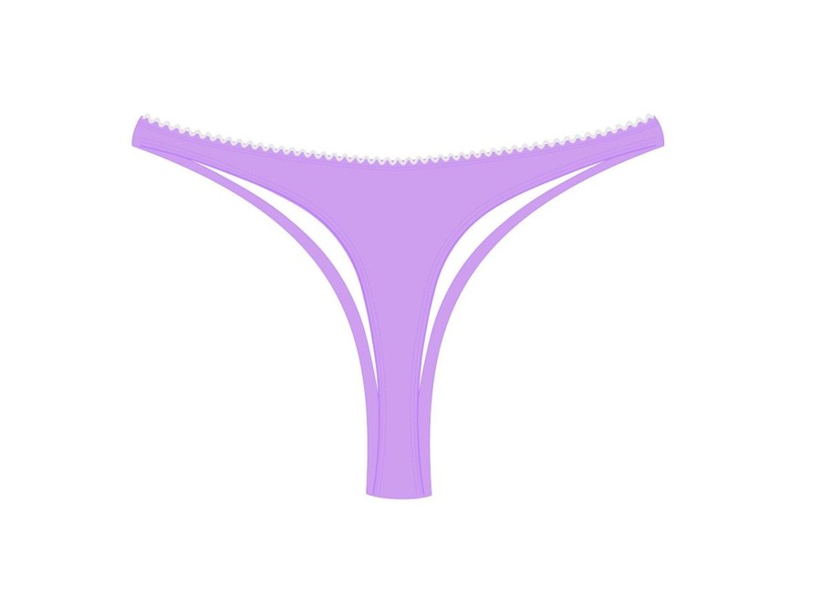 Bottoms Basicallyswim | Bright Ube Bow Bottom