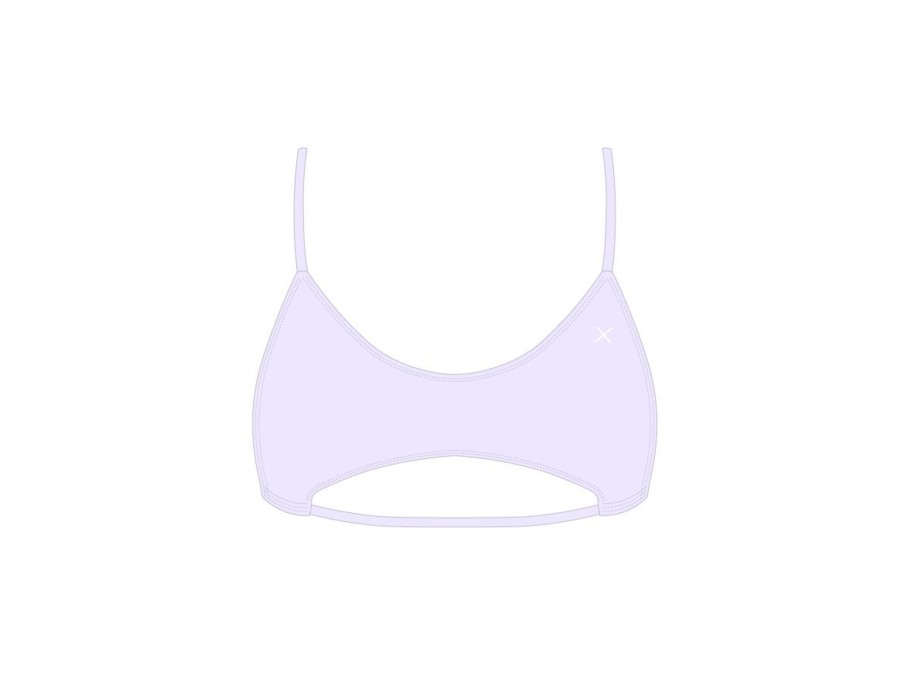 Tops Boutine LA | Lavender Split Top