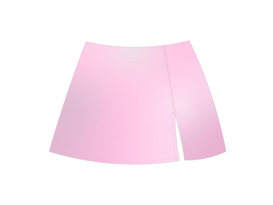 Cover-Ups Boutine LA | Blush Pink Satin Mini Skirt