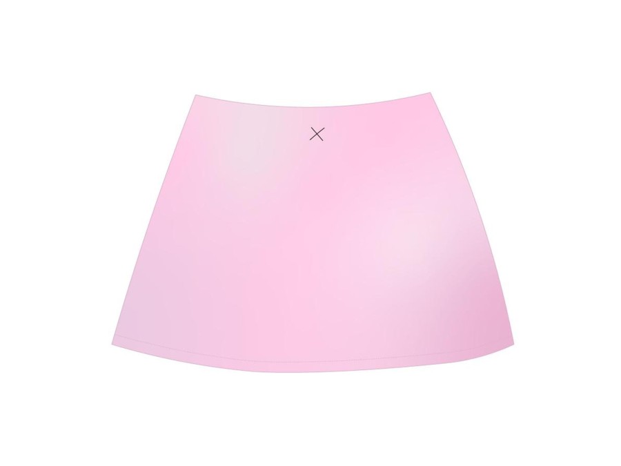 Cover-Ups Boutine LA | Blush Pink Satin Mini Skirt