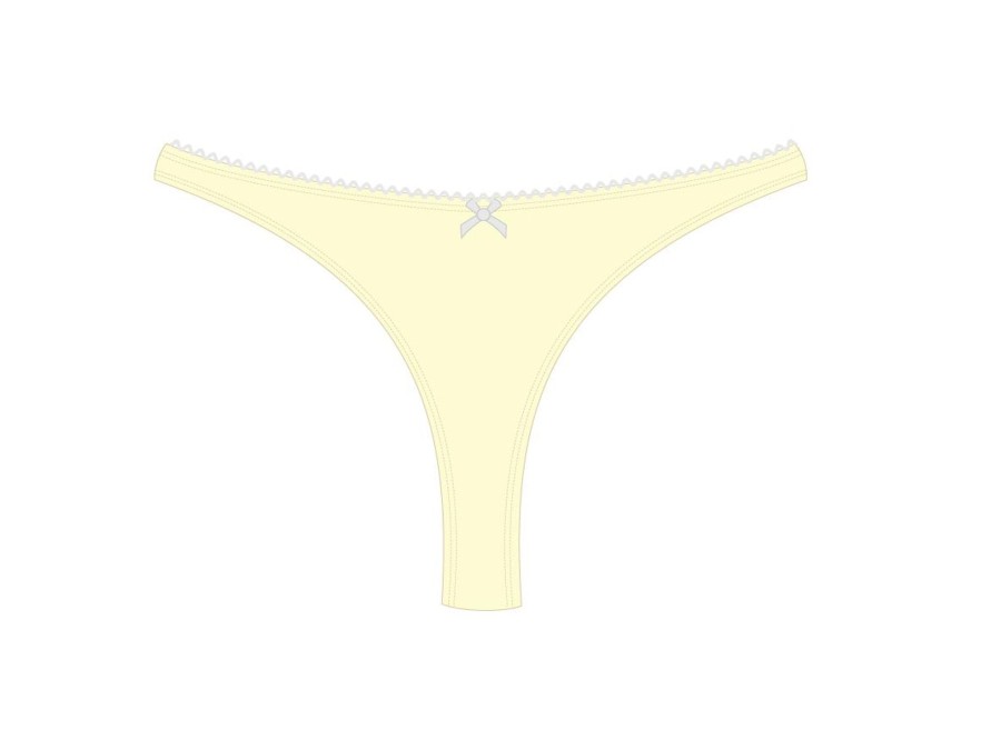 Bottoms Basicallyswim | Creame Bow Bottom