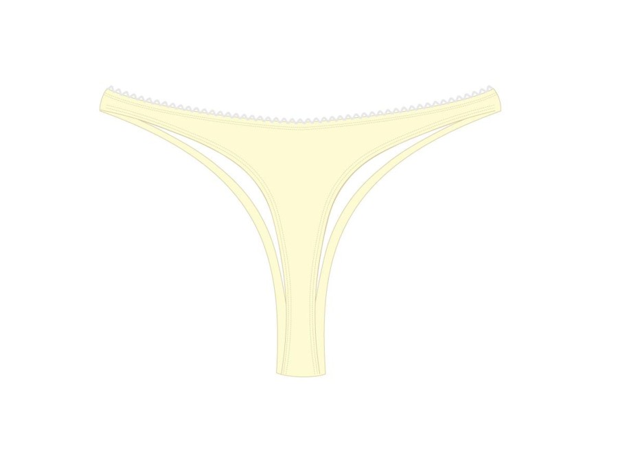 Bottoms Basicallyswim | Creame Bow Bottom