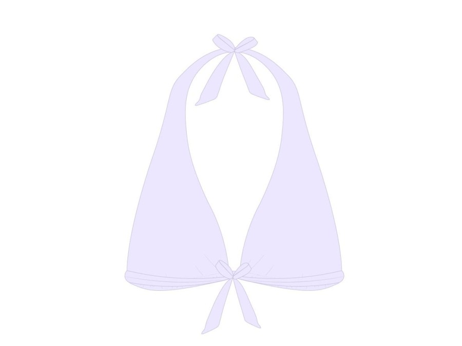 Tops Boutine LA | Lavender Tie-Knot Bikini Top