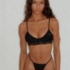 Underwear Boutine LA | Black Lace Cami Top