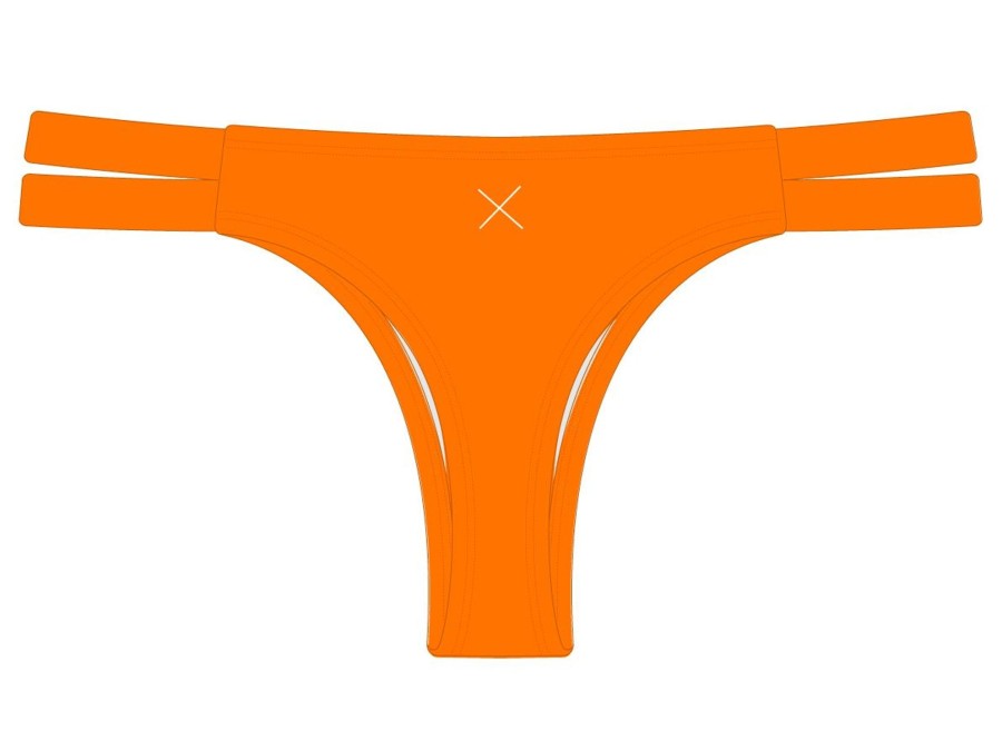 Bottoms Boutine LA | Wild Orange Dual Strap Bottom Ii