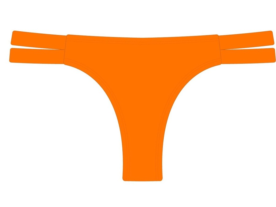 Bottoms Boutine LA | Wild Orange Dual Strap Bottom Ii