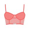 Underwear Boutine LA | Salmon Mesh Camisole Top