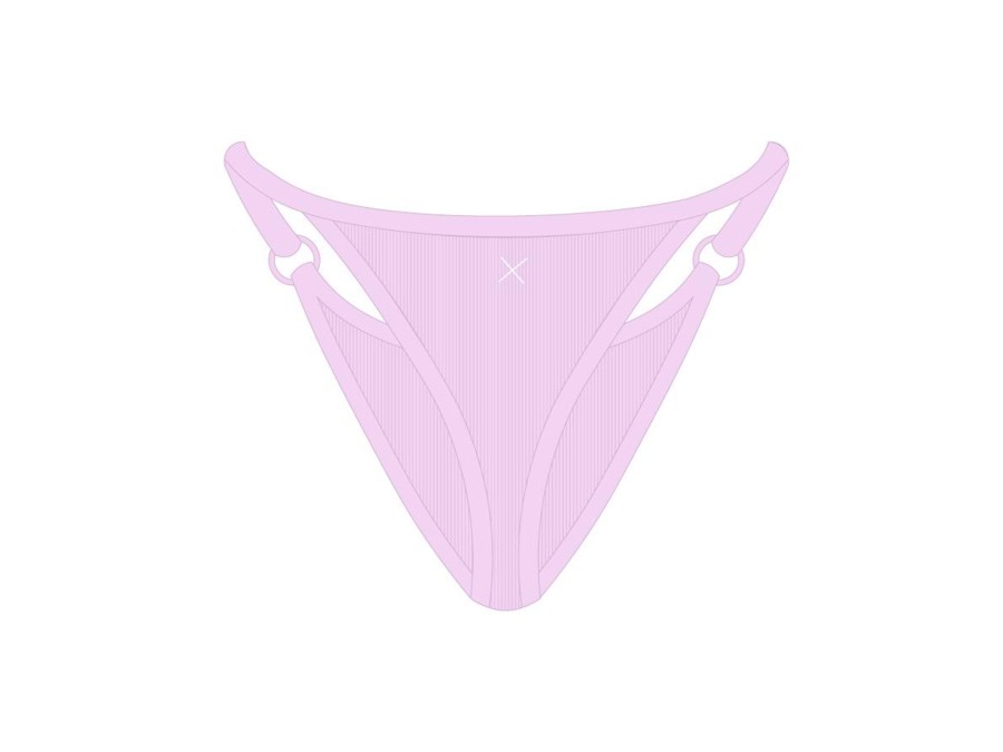 Underwear Boutine LA | Pink Wrap Thong Bottoms